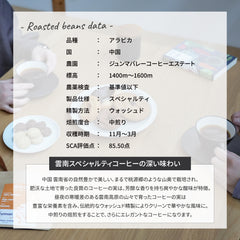 雲南珈琲 琥珀杏仁 ウォッシュド ドリップコーヒー